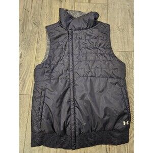 Under Armour Women Medium Blue Storm1 Cold Gear Full-zip Puffer Vest